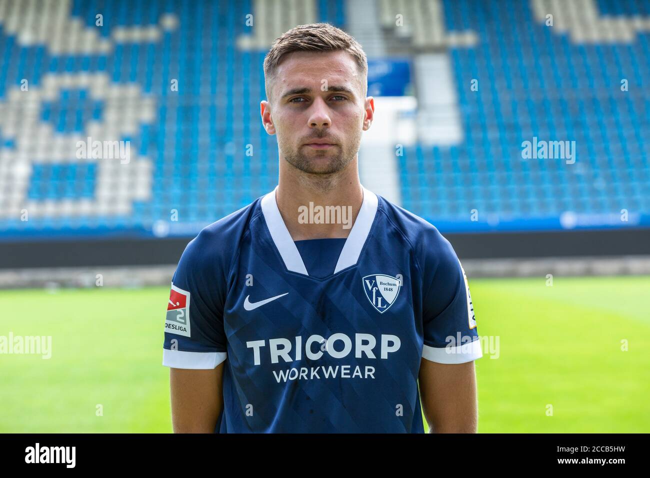 football, 2. Bundesliga, 2020/2021, VfL Bochum, Vonovia Ruhr Stadium, Media Day, team presentation for the game season, Milos Pantovic Stock Photo