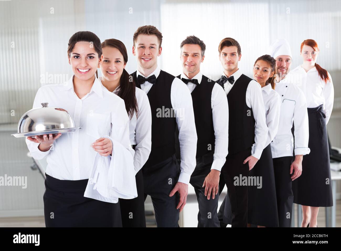 Diverse Hotel Staff And Hospitality Employee Group Stock Photo Alamy