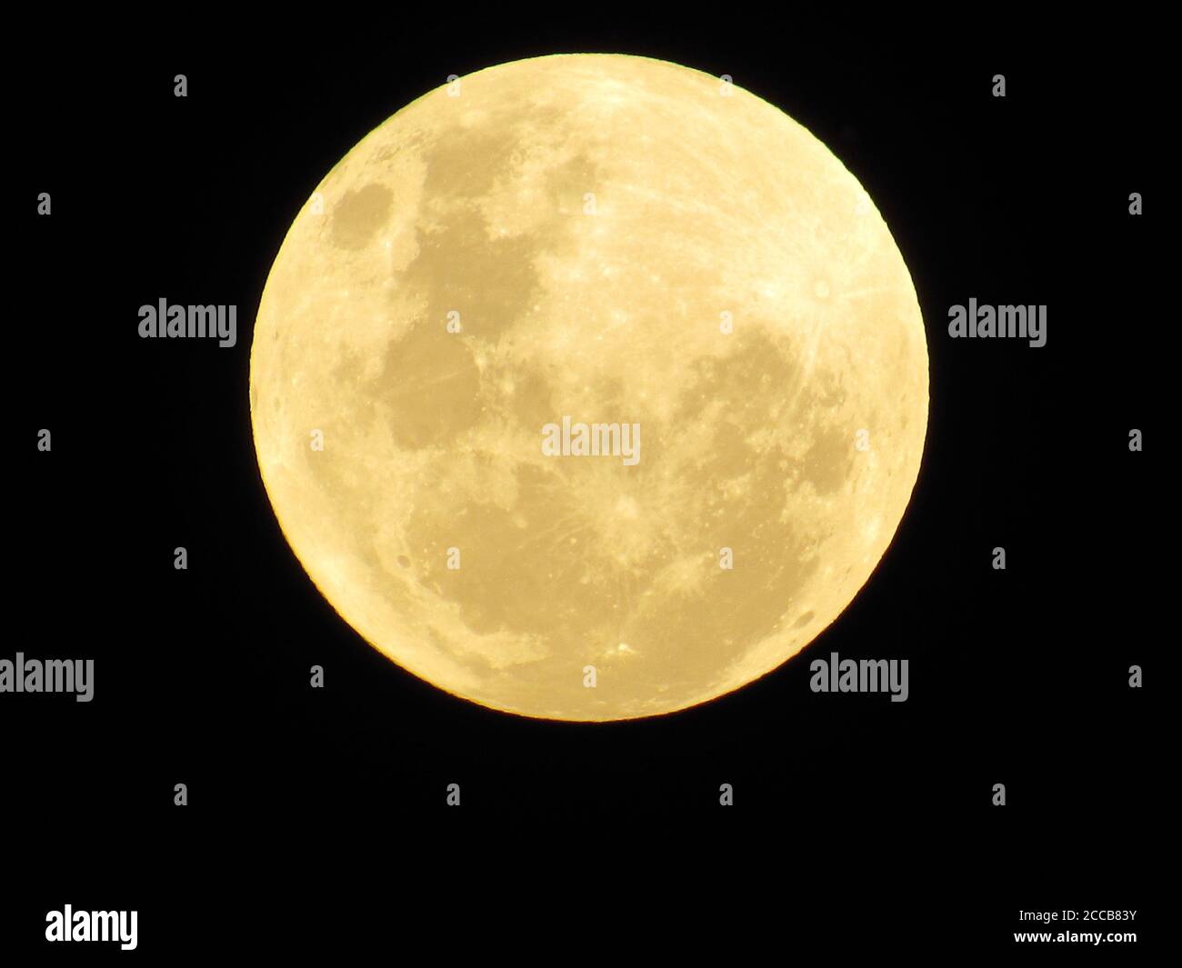 Super Moon, golden Full moon Stock Photo Alamy