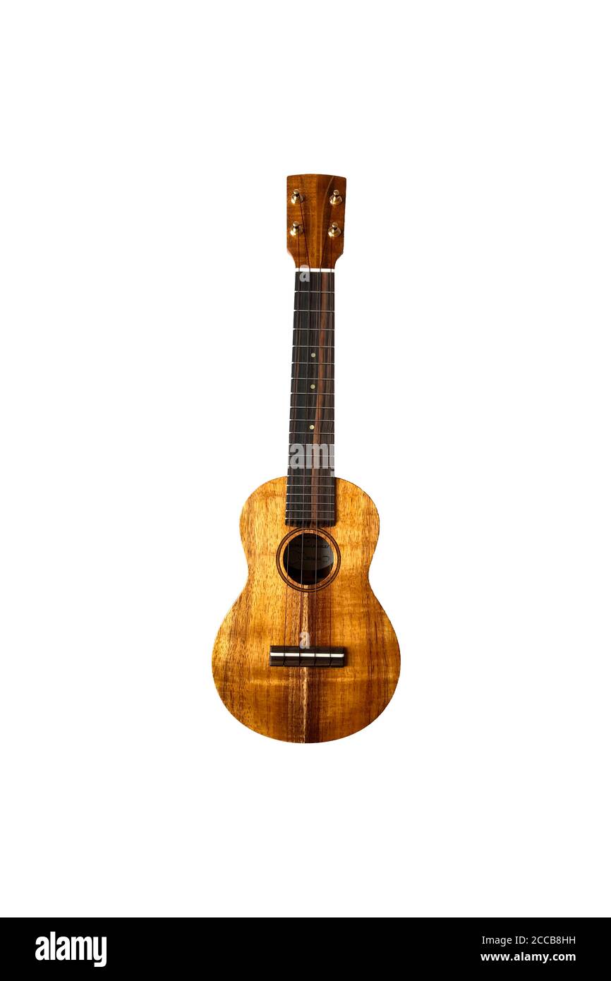 Soprano ukulele isolated on white background Stock Photo