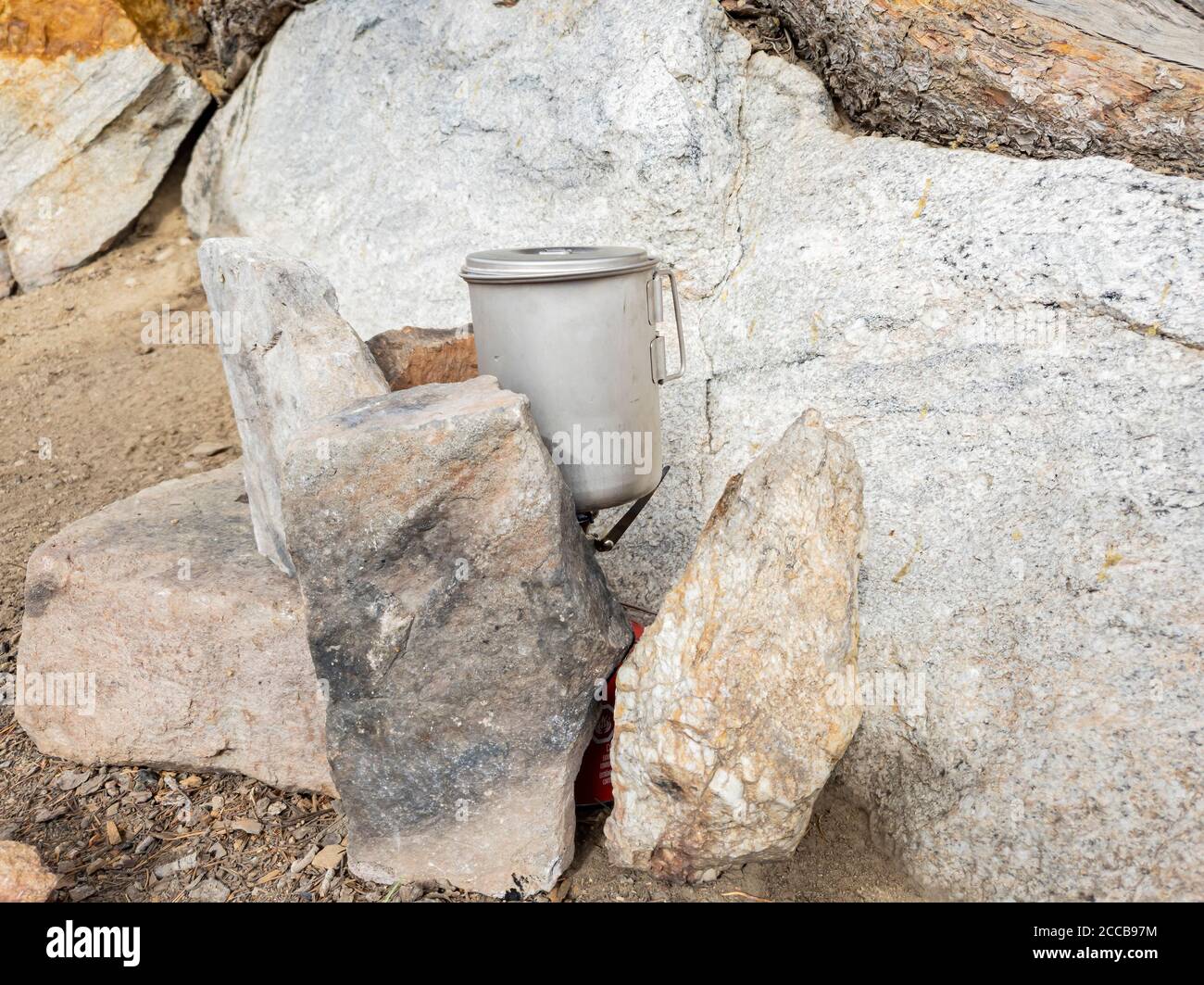 Boiling water in a campground at Ruby Mountain, Nevada Stock Photo - Alamy