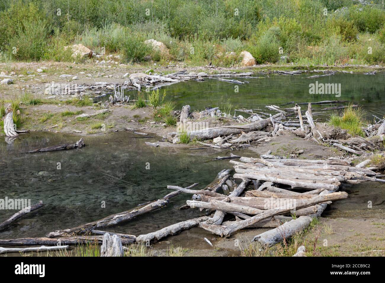 Beautiful landscape around Lamoille Canyon, Nevada Stock Photo