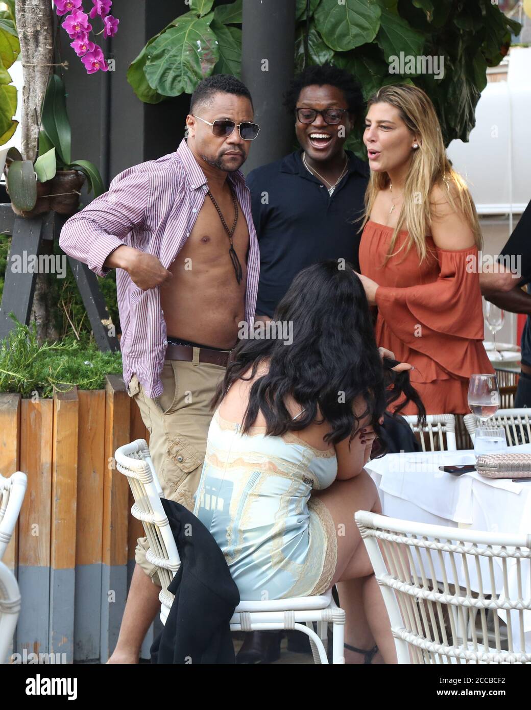Miami, United States Of America. 17th Mar, 2019. MIAMI GARDENS, FL - MARCH 17: Robert De Niro's son's estranged wife is 'hooking up' with Cuba Gooding Jr. as seen at Seaspice Resaurant on March 17, 2019 in Miami, Florida. People: Cuba Gooding Jr Credit: Storms Media Group/Alamy Live News Stock Photo