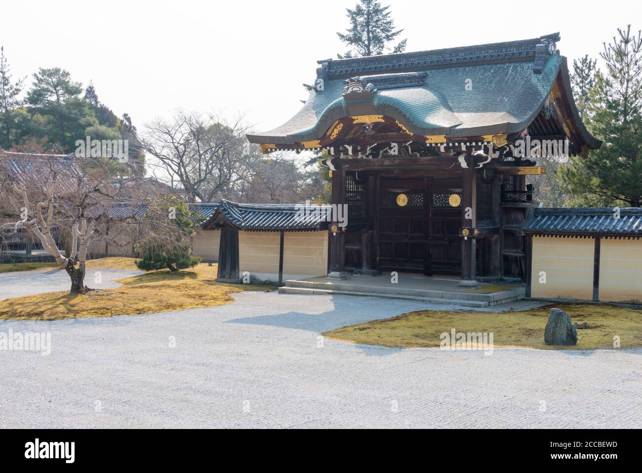 Kyoto, Japan - Daikaku-ji Temple in Kyoto, Japan. The site was originally a residence of Emperor Saga (786-842). Stock Photo