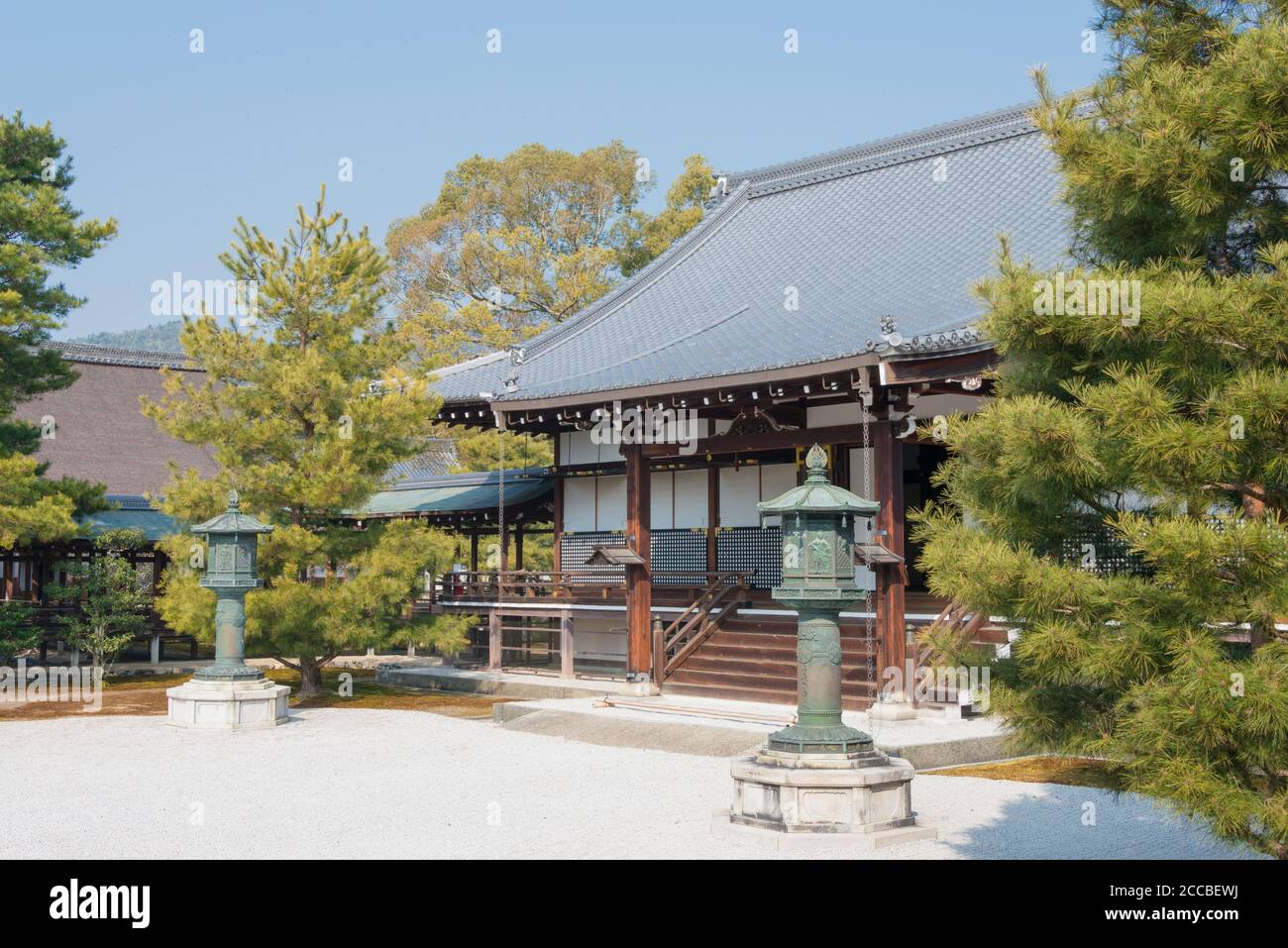 Kyoto, Japan - Daikaku-ji Temple in Kyoto, Japan. The site was originally a residence of Emperor Saga (786-842). Stock Photo