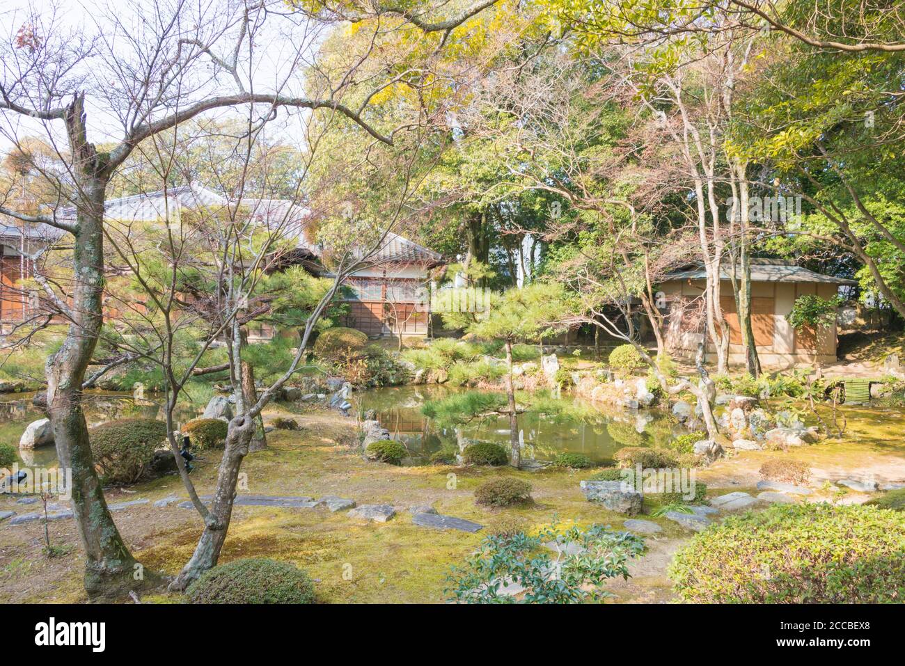 Kyoto, Japan - Daikaku-ji Temple in Kyoto, Japan. The site was originally a residence of Emperor Saga (786-842). Stock Photo