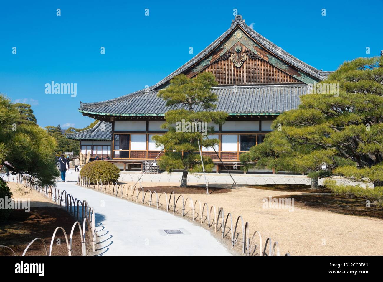 Kyoto, Japan - Nijo-jo Castle in Kyoto, Japan. It is part of UNESCO World Heritage Site. Stock Photo
