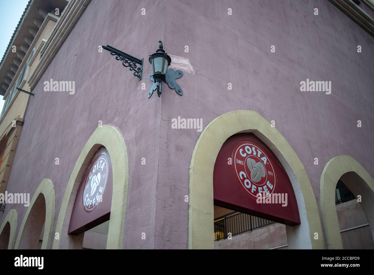 Logo Of Costa Coffee Stock Photo Alamy