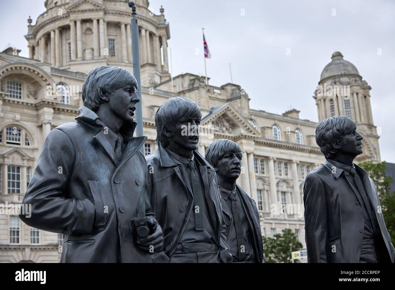 The Beatles statue, Liverpool Stock Photo Alamy
