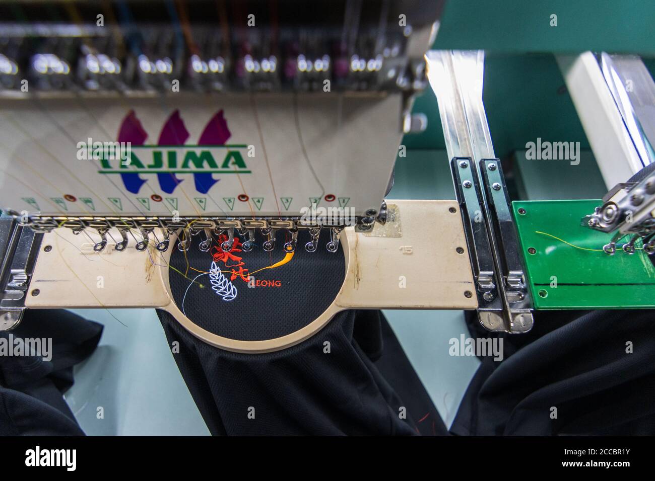 Kota Kinabalu Sabah Malaysia March 16 2019 Embroidery Machine Needle In Textile Industry At Garment Manufacturers Kota Kinabalu Sabah Malaysia Stock Photo Alamy