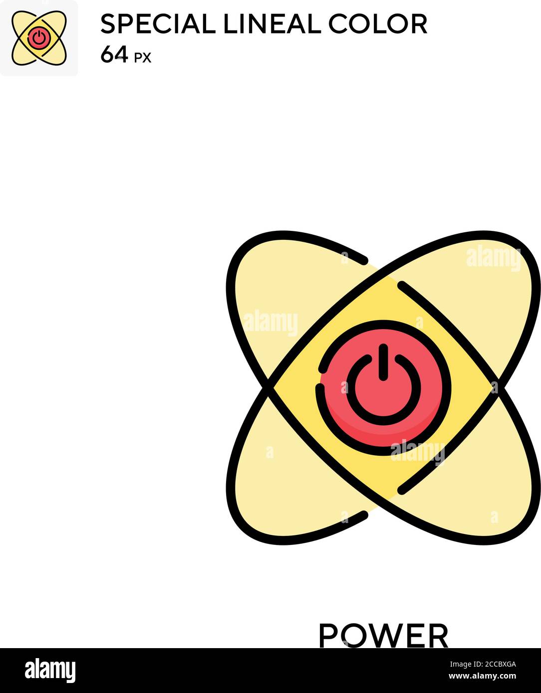 Power Special lineal color icon. Illustration symbol design template ...