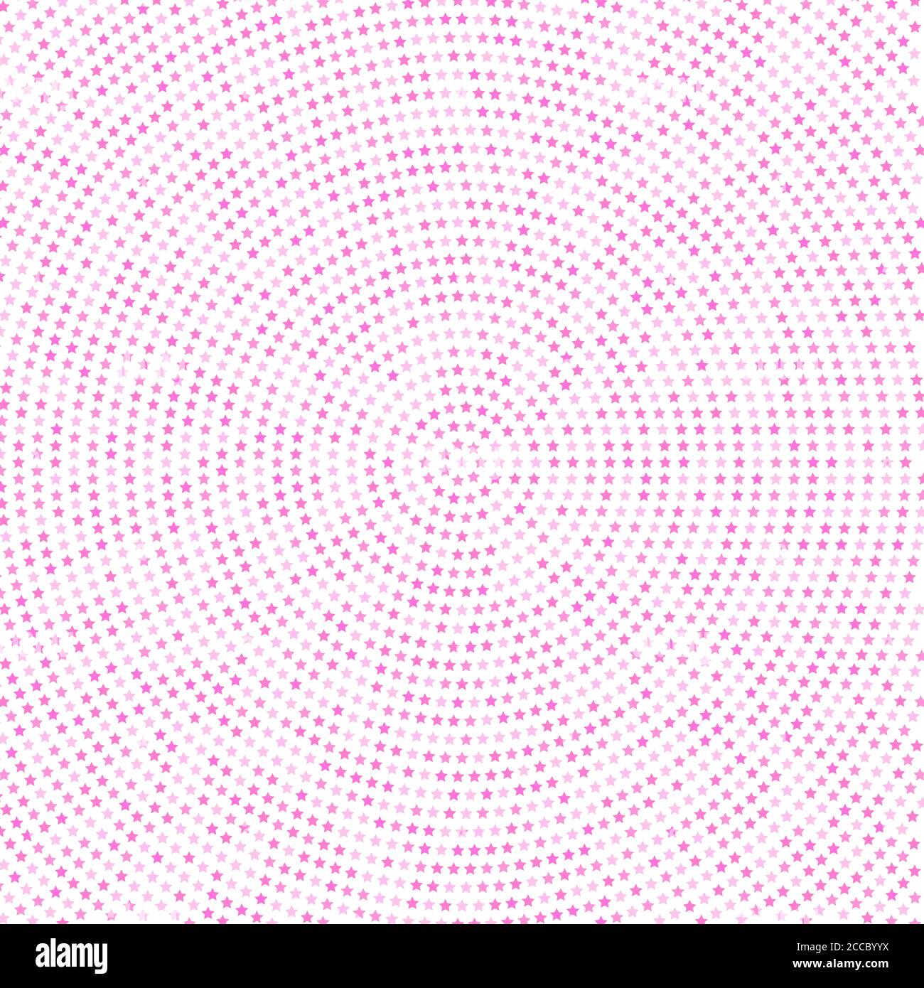 Geometric Vector Pattern with Stars Stock Vector