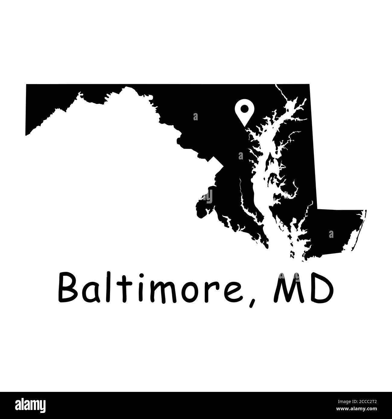 Baltimore map Black and White Stock Photos & Images Alamy