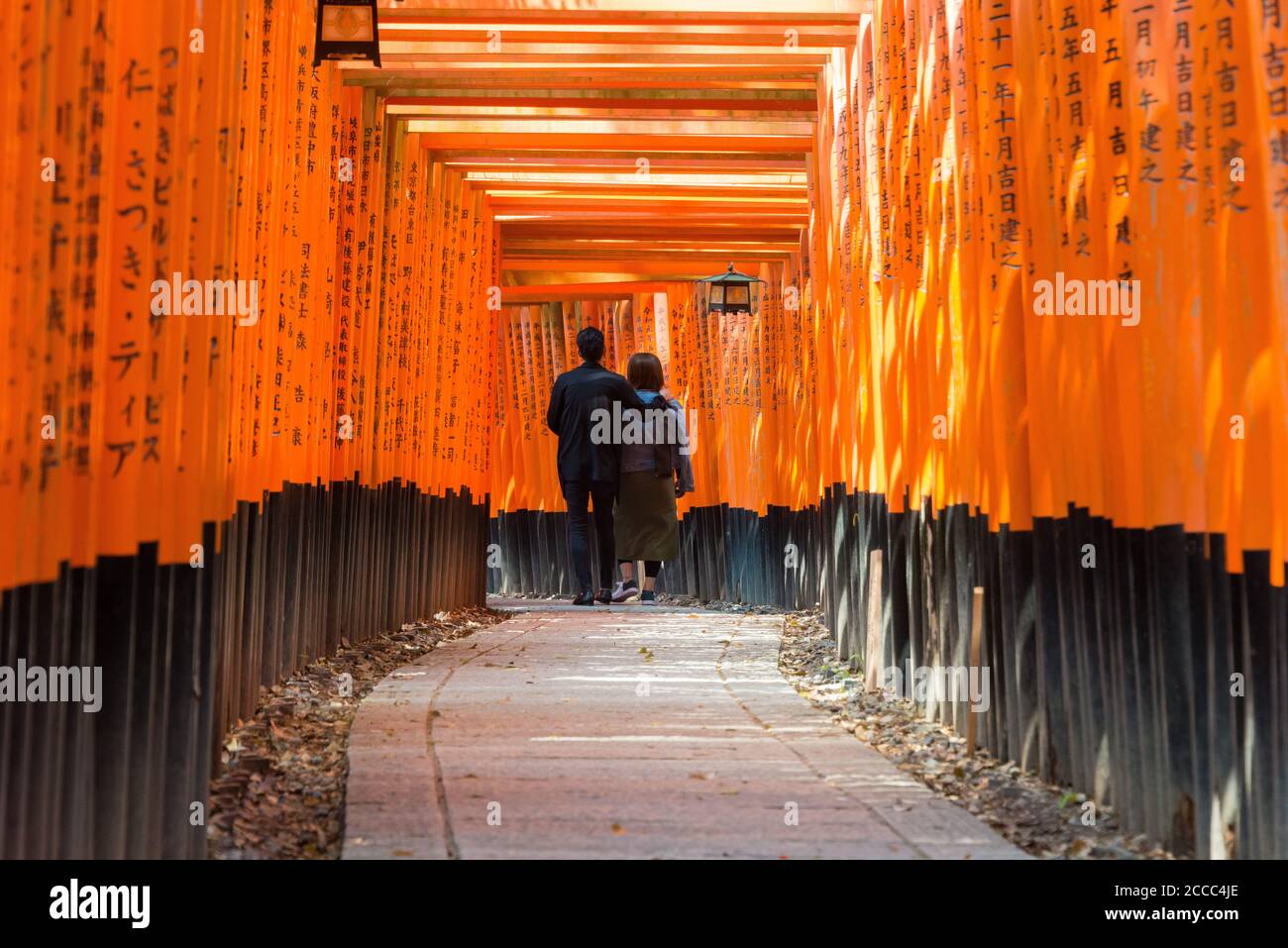 Kyoto, Japan - Red Torii Gate at Fushimi Inari taisha Shrine in Fushimi ...