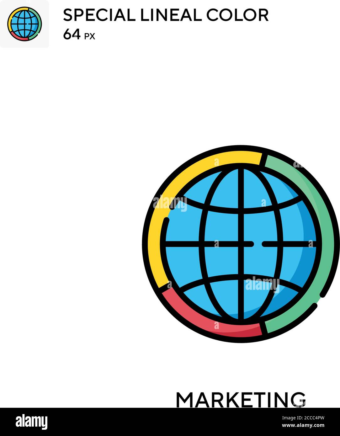 Marketing Special lineal color icon. Illustration symbol design ...