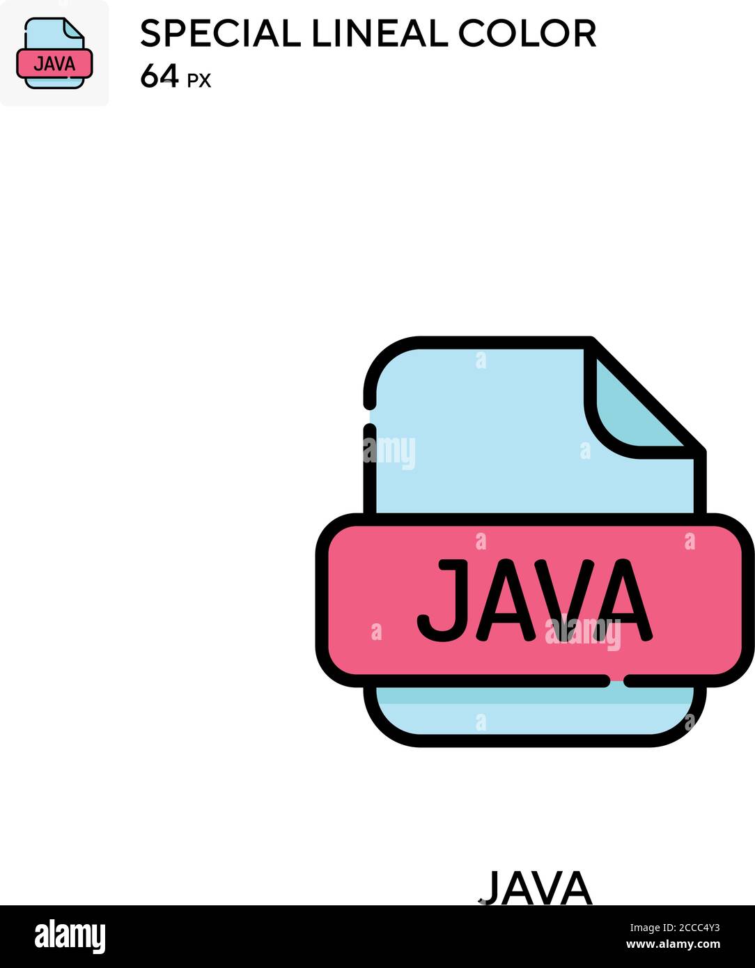 Java Special lineal color icon. Illustration symbol design template for ...