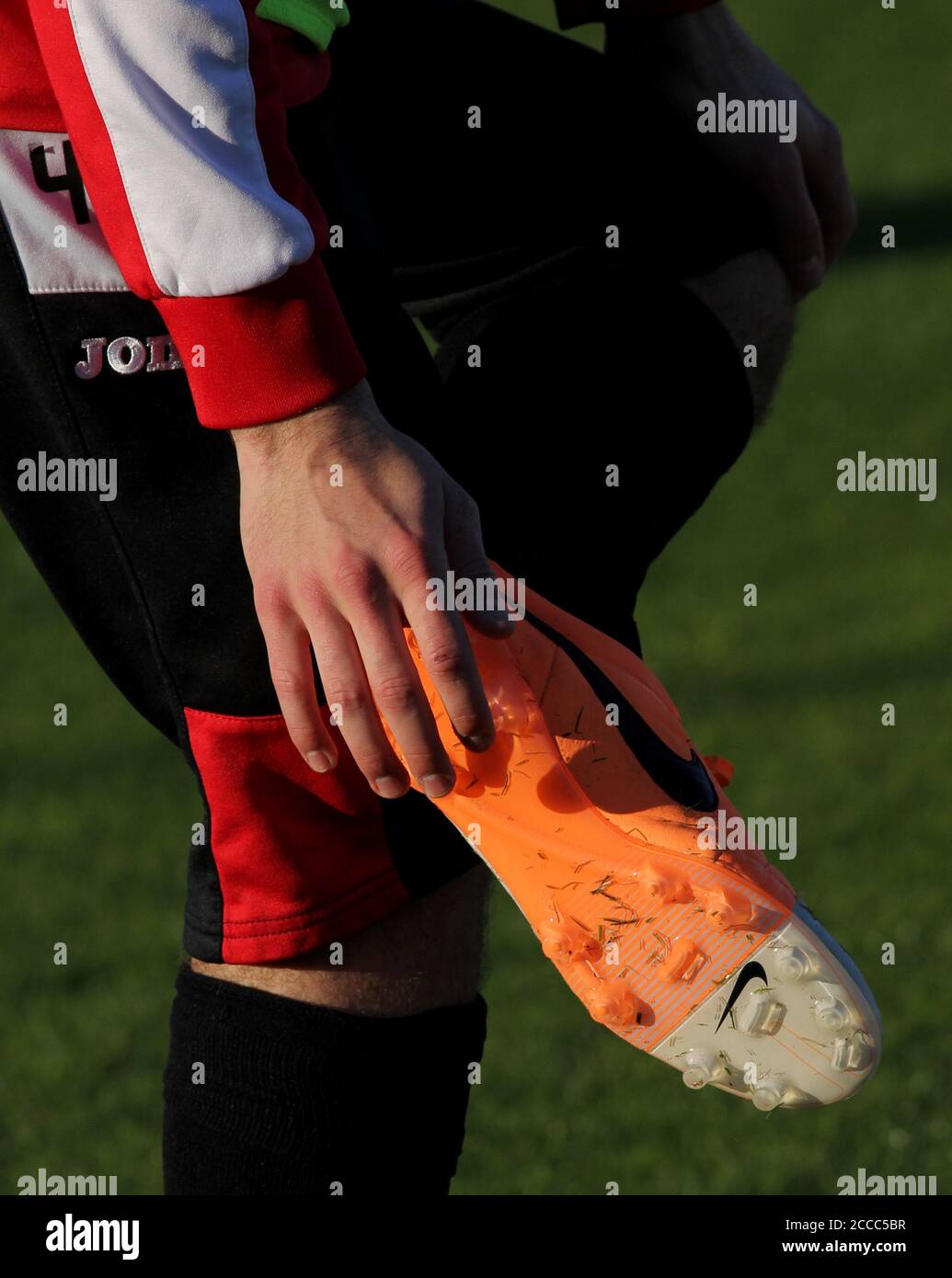 Football boot with studs hires stock photography and images Alamy