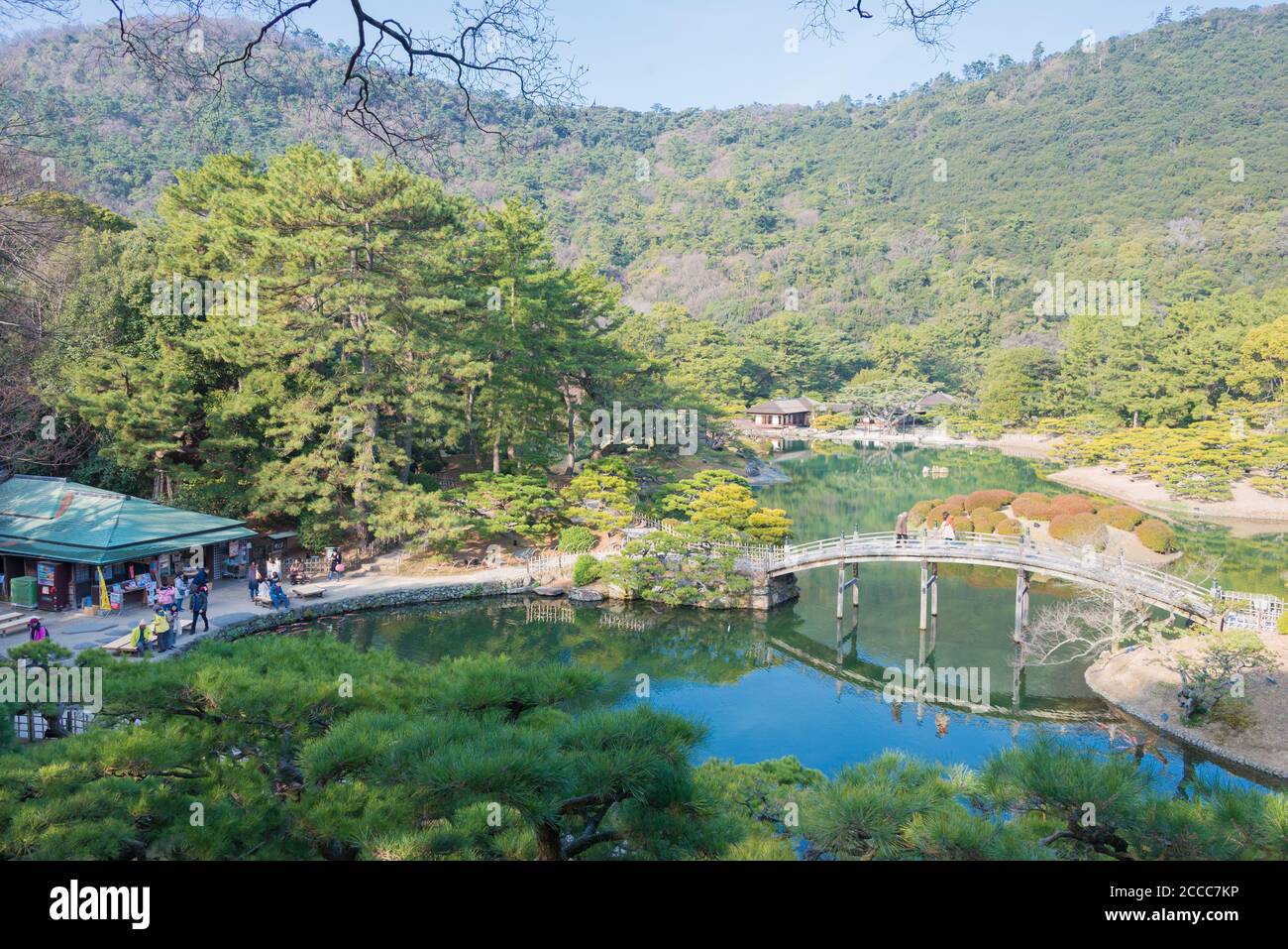Kagawa, Japan Ritsurin Garden in Takamatsu, Kagawa, Japan. Ritsurin