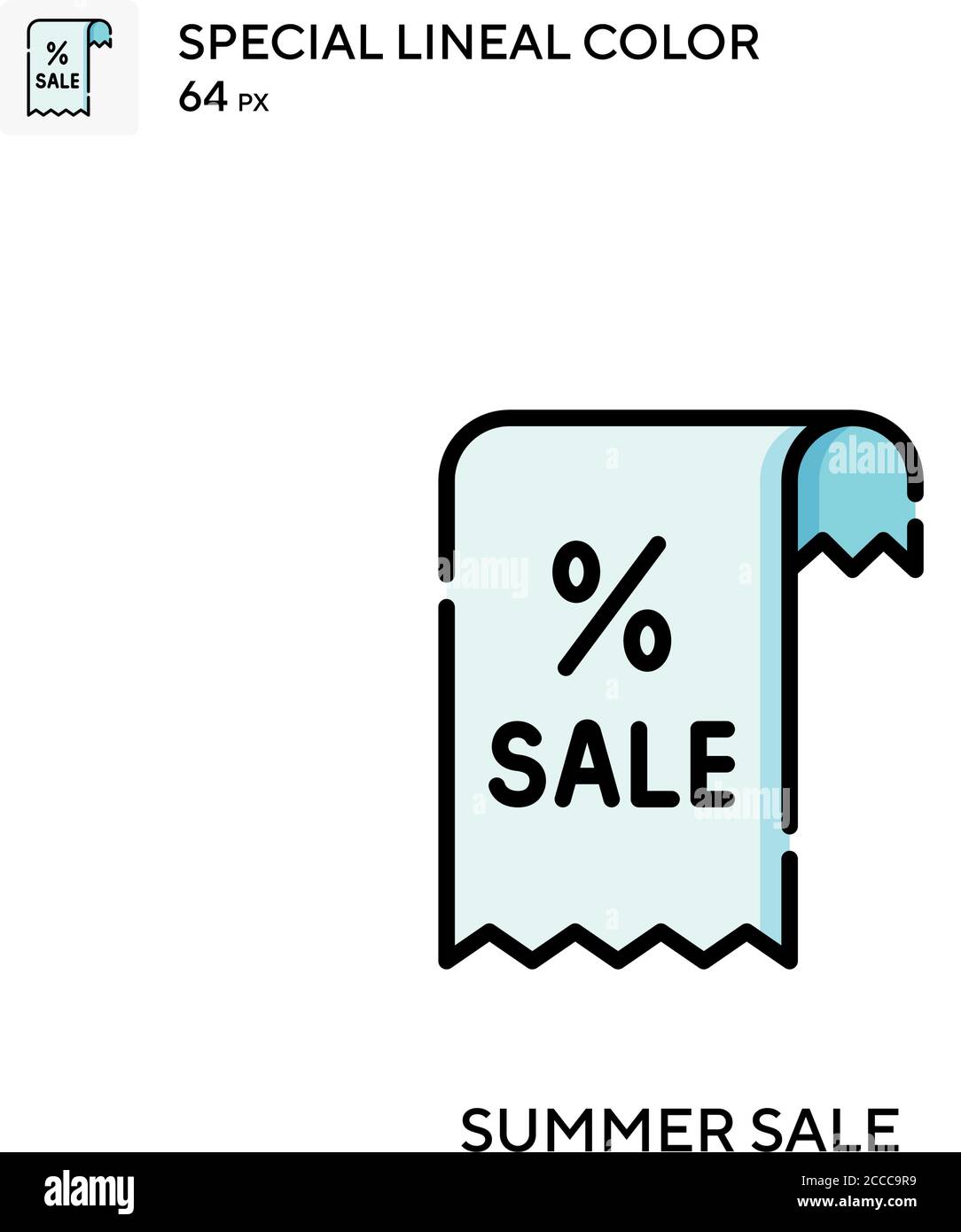 Summer sale Special lineal color icon. Illustration symbol design ...