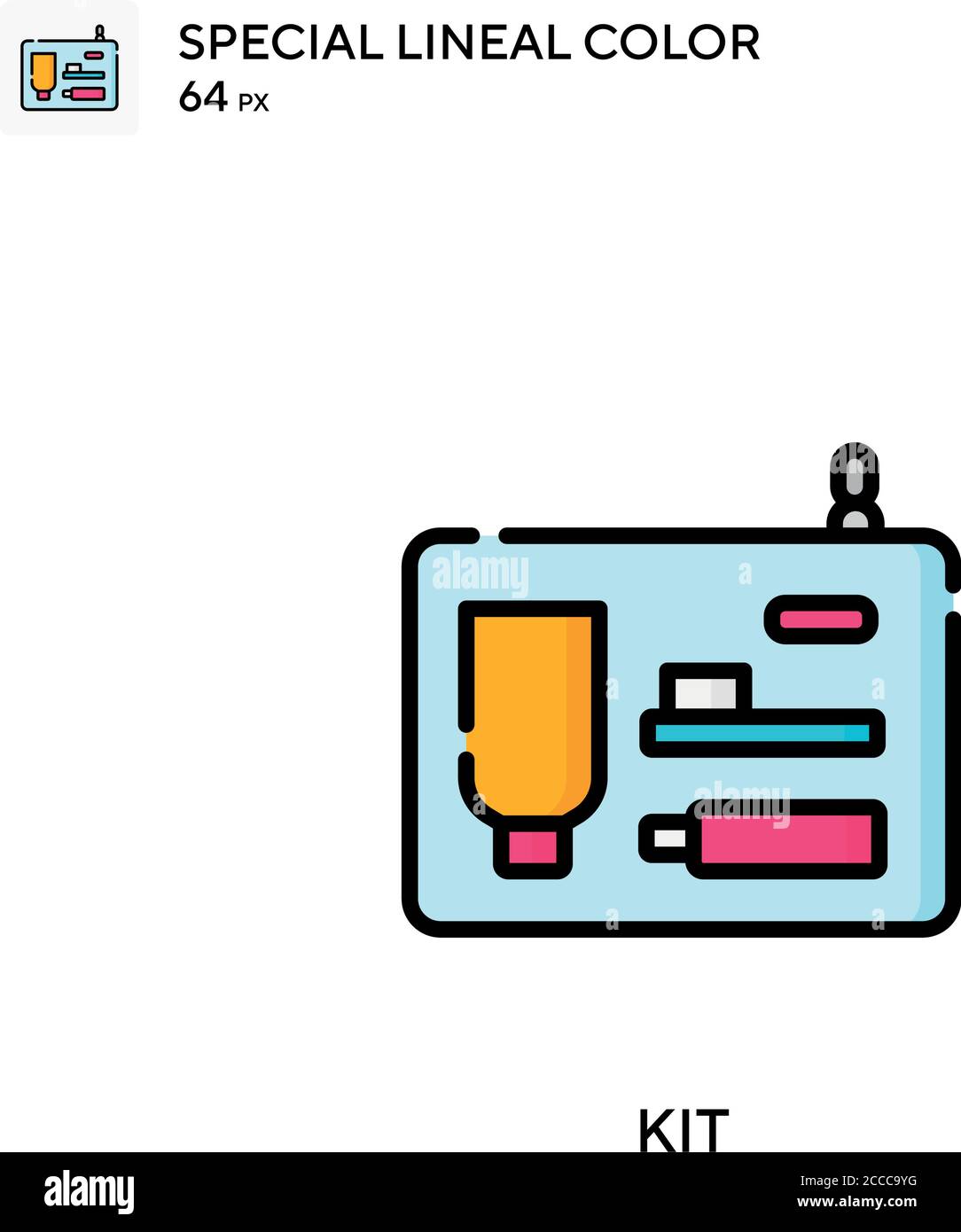 Kit Special lineal color icon. Illustration symbol design template for ...