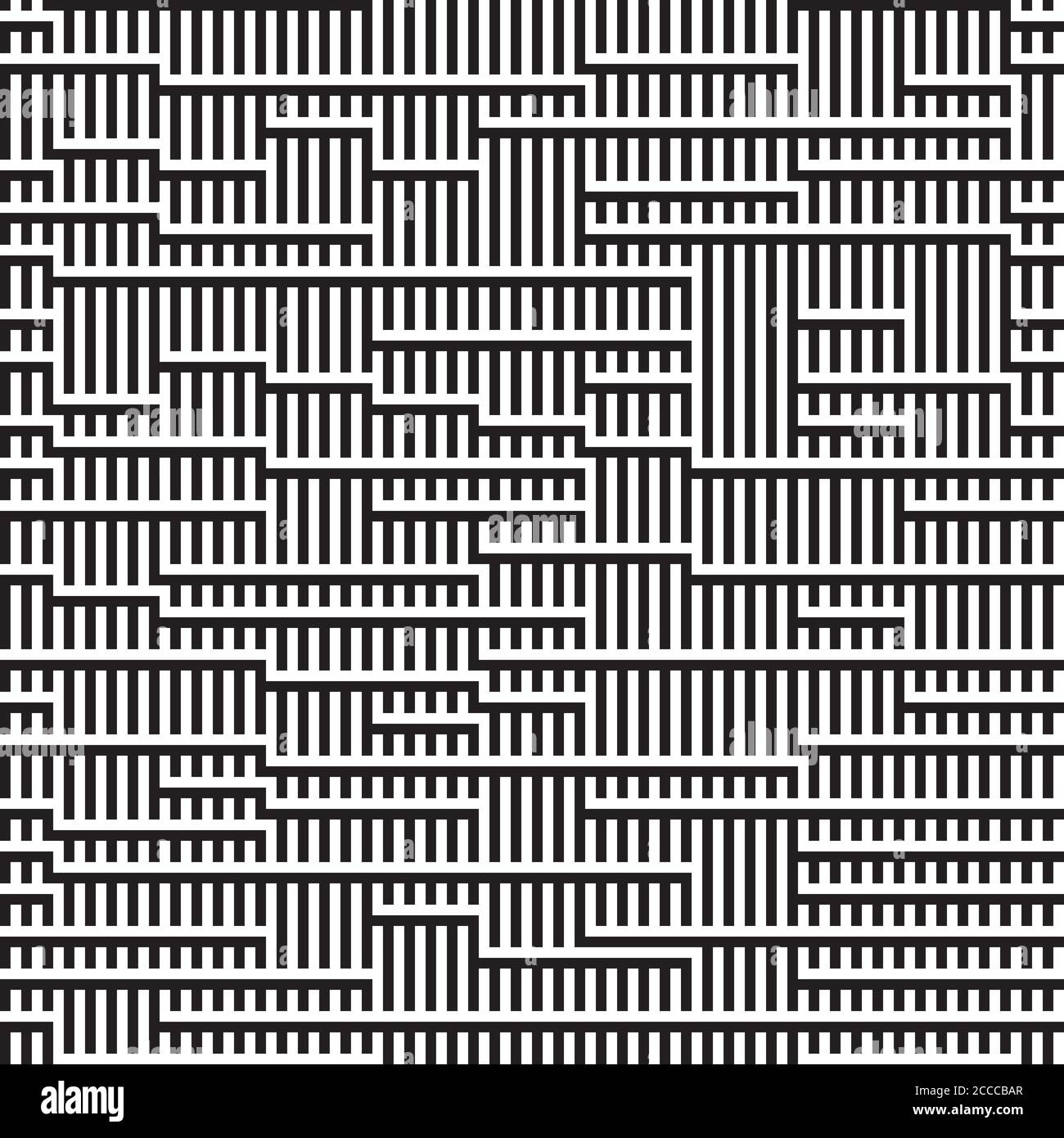 Seamless pattern with horizontal and vertical white segments Stock ...