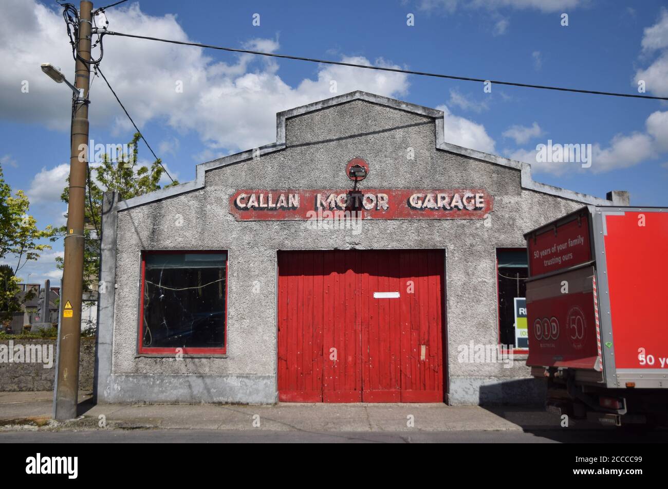 callan motor garage, callan, county kilkenny ireland Stock Photo Alamy