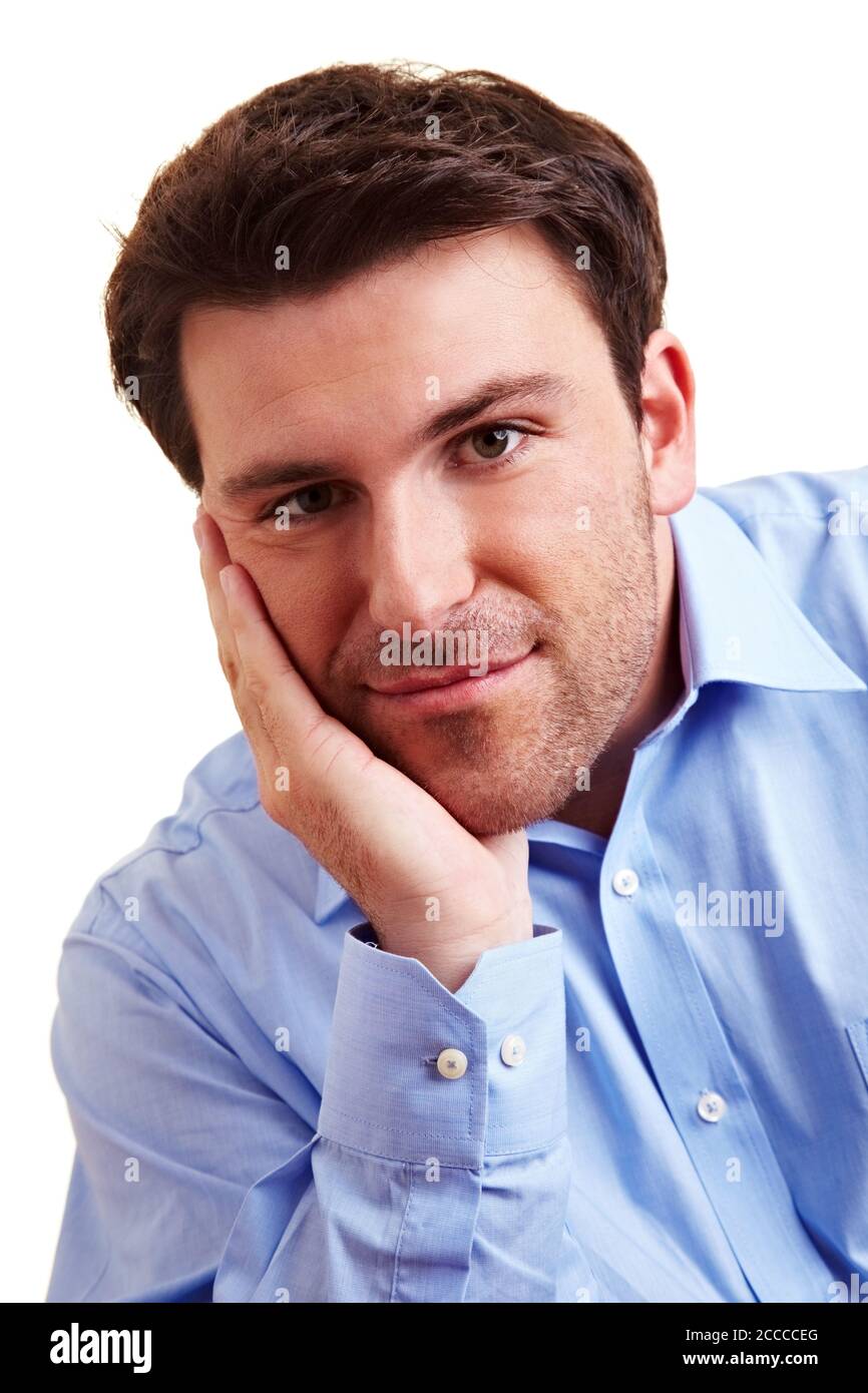 Hand supports head hi-res stock photography and images - Alamy
