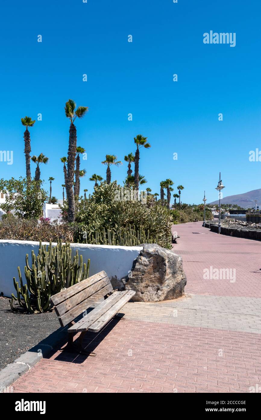 Playa blanca promenade walk beach hires stock photography and images