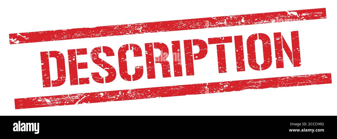 Description stamp hires stock photography and images Alamy