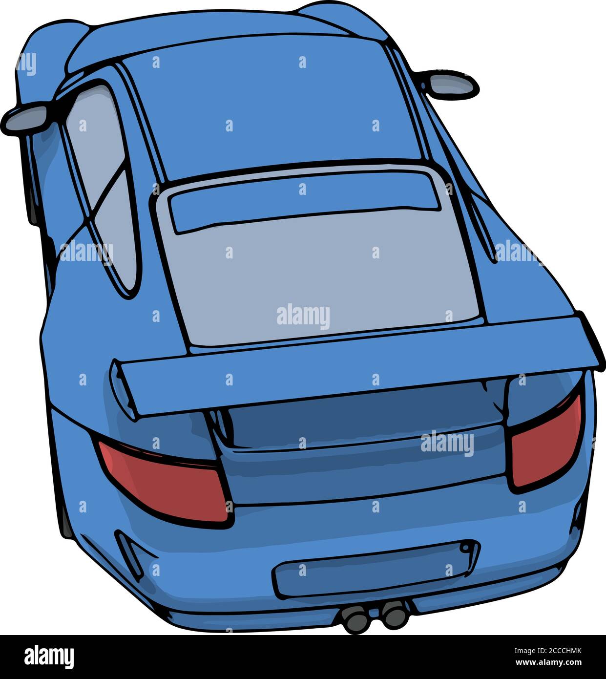 blue sports car vector Stock Vector Image & Art Alamy