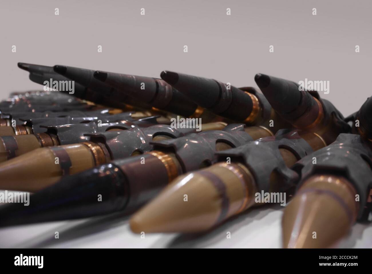 30 mm caliber cartridges for autocannon ammunition Stock Photo - Alamy