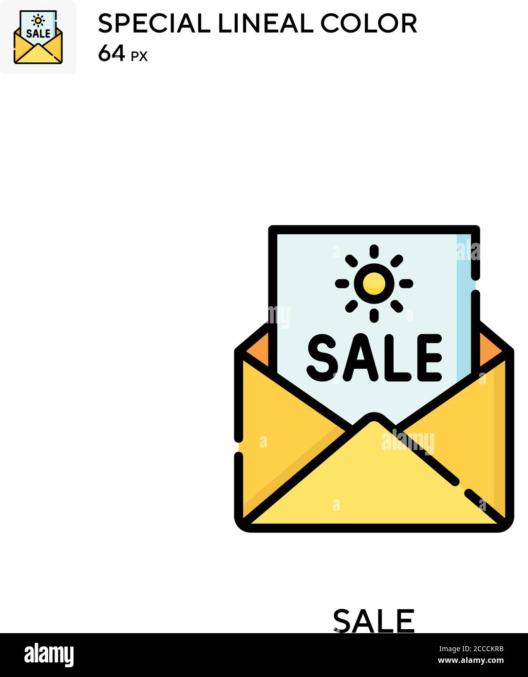 Sale Special lineal color icon. Illustration symbol design template for ...