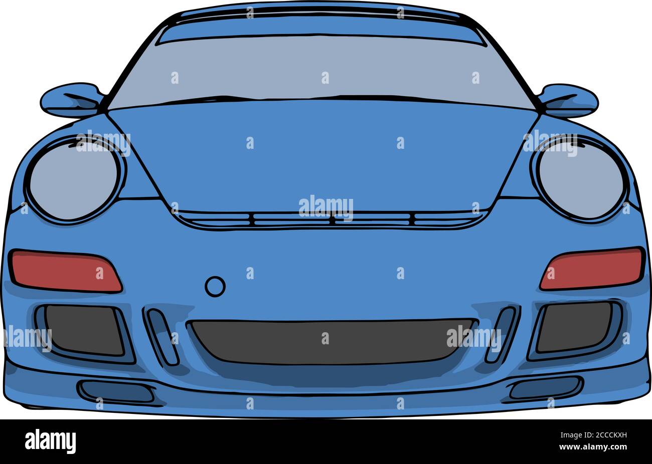blue sports car vector Stock Vector Image & Art Alamy