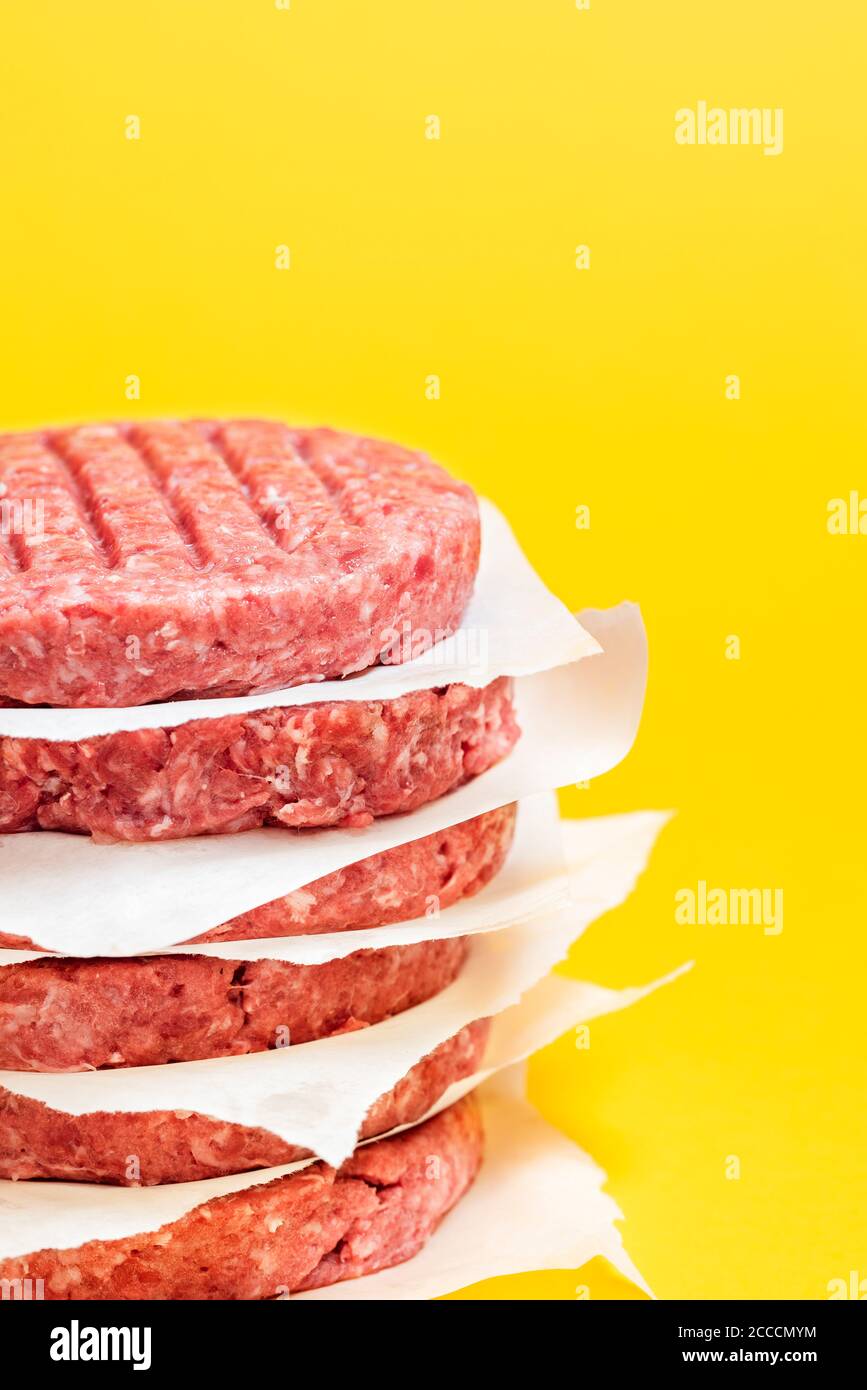 Uncooked ground beef cut out hires stock photography and images Alamy