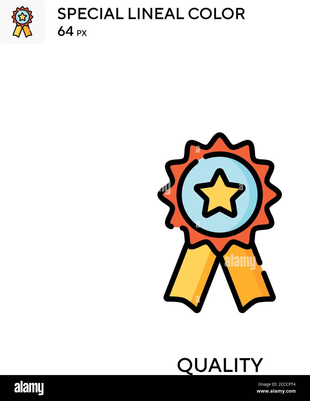 Quality Special lineal color icon. Illustration symbol design template ...