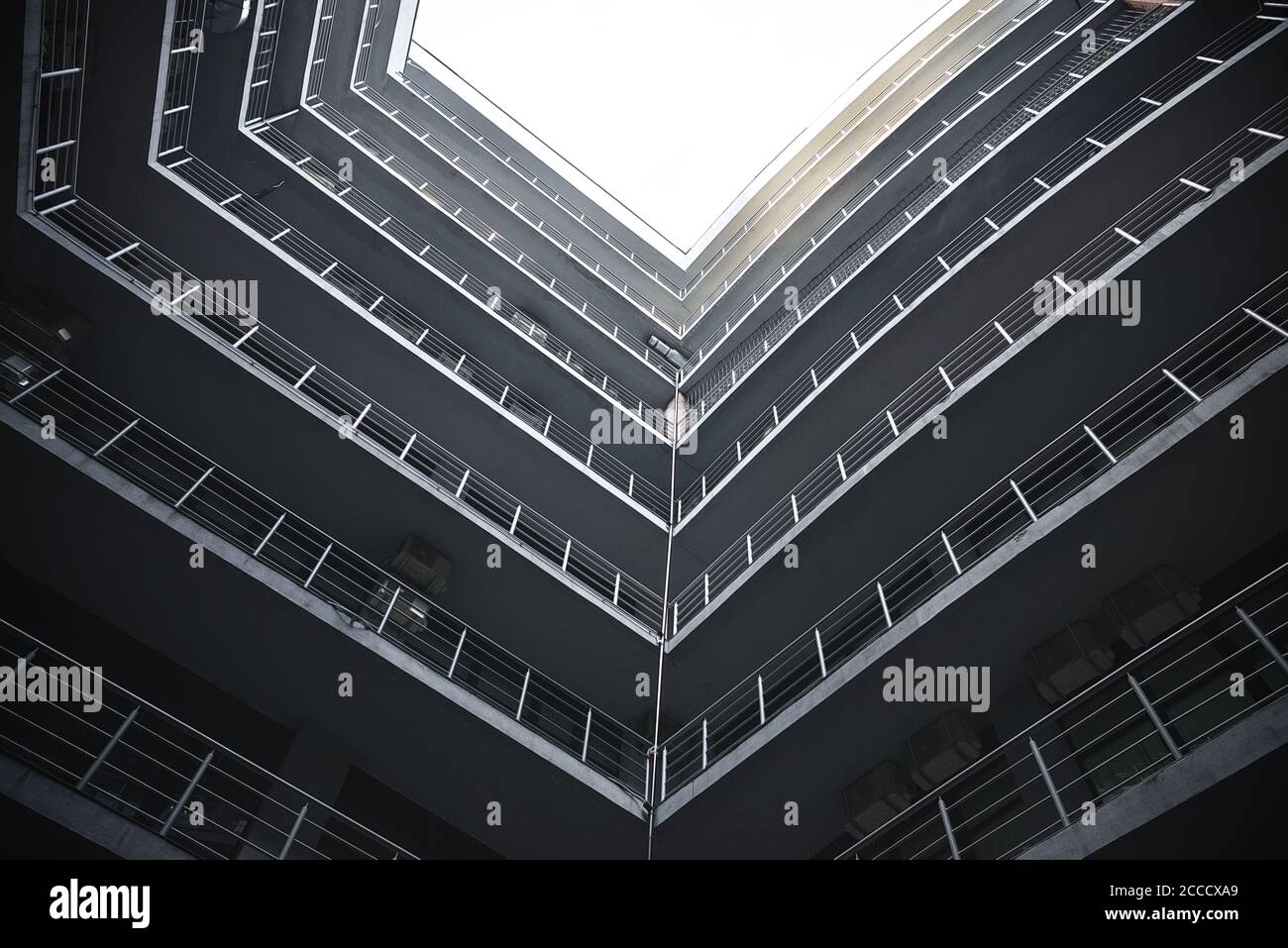 Glass floor overlooking new hi-res stock photography and images - Alamy