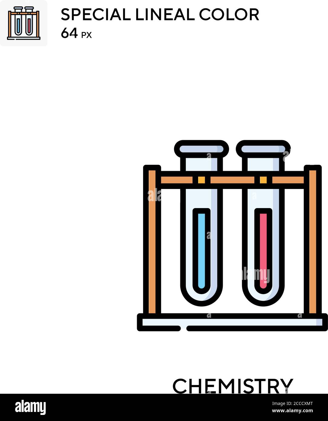 Chemistry Special lineal color icon. Illustration symbol design ...