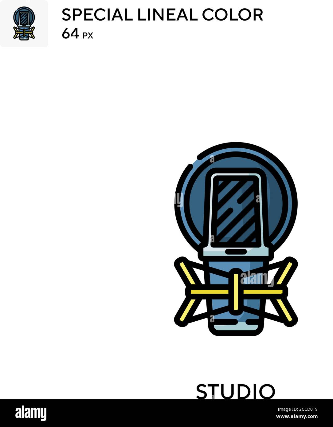 Studio Special lineal color icon. Illustration symbol design template ...