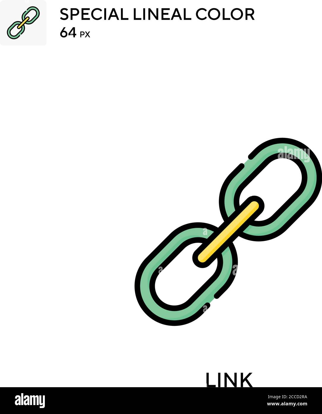 Link Special lineal color icon. Illustration symbol design template for ...