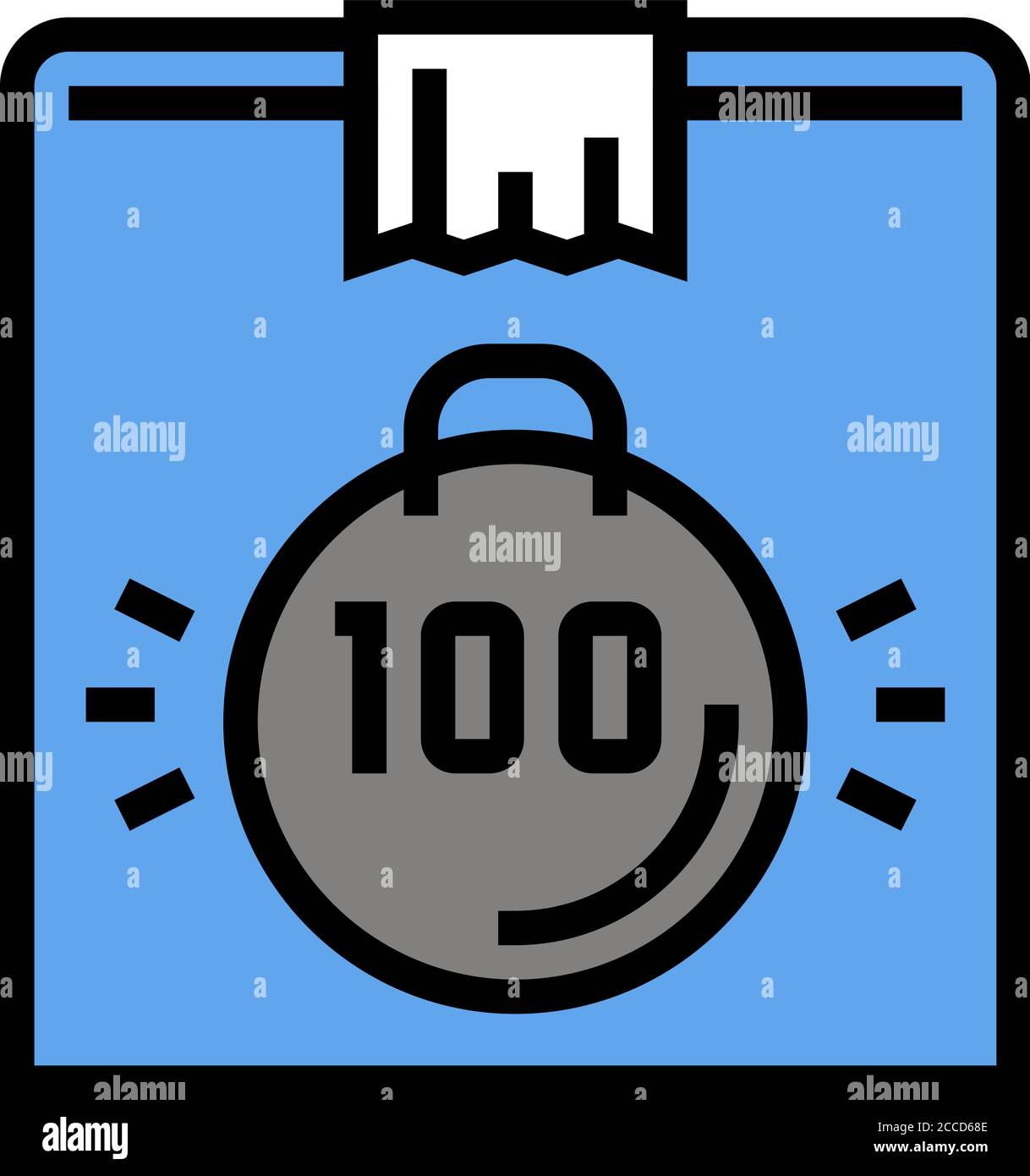 box weight color icon vector illustration Stock Vector Image & Art - Alamy
