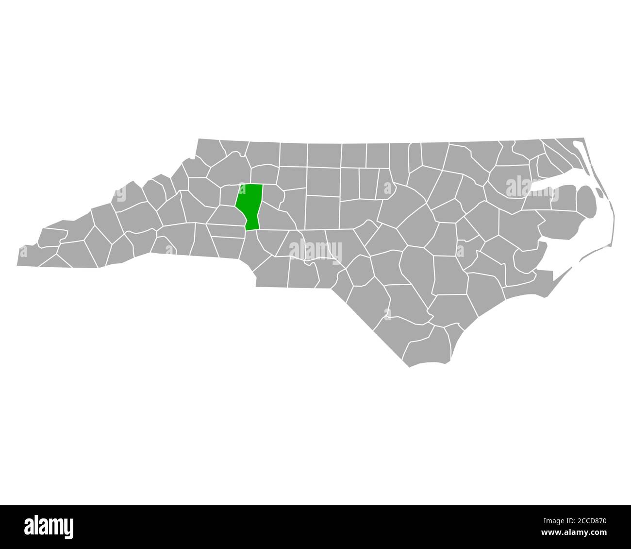 Map of Iredell in North Carolina Stock Photo Alamy