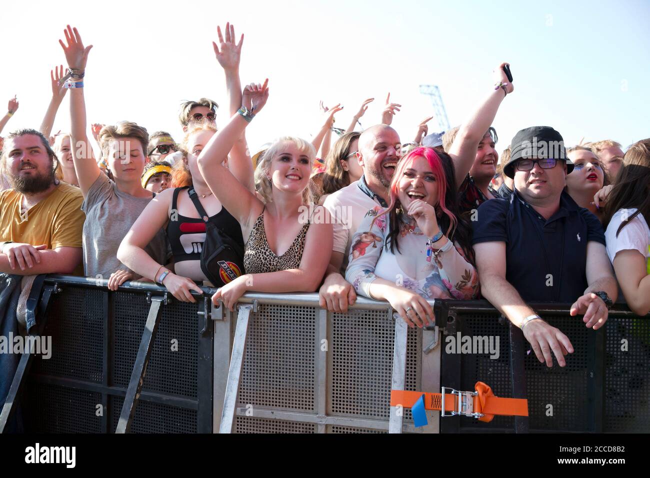 23.8.2019 Richfield Avenue Reading Berkshire UK You me at six perform on the main stage on day one at reading festival  People in picture: Crowd Stock Photo