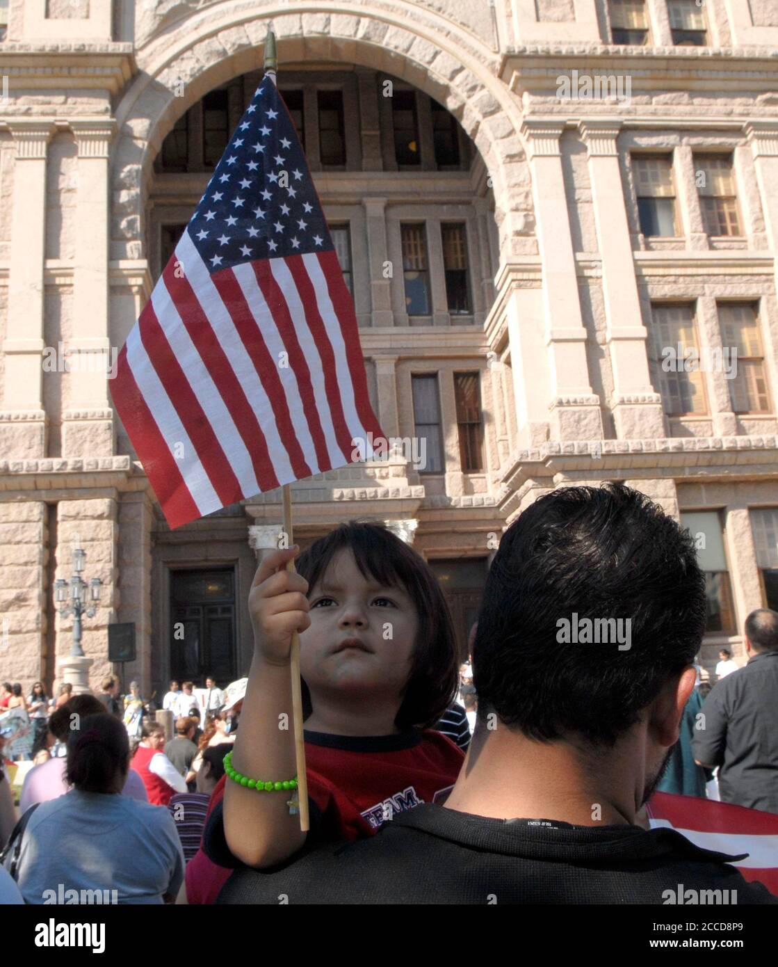 Austin, Texas USA, April 10, 2007: Immigrant rights rally. ©Marjorie Cotera/Daemmrich Photos Stock Photo