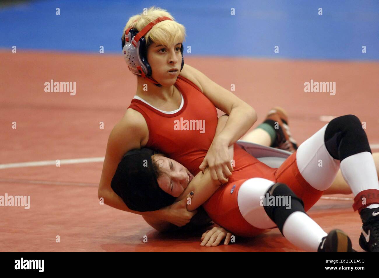 High School Wrestlers High Resolution Stock Photography And Images Alamy