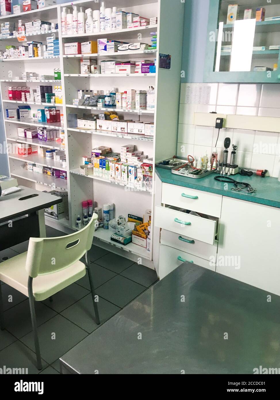 Veterinary practice, Lyon, France Stock Photo Alamy