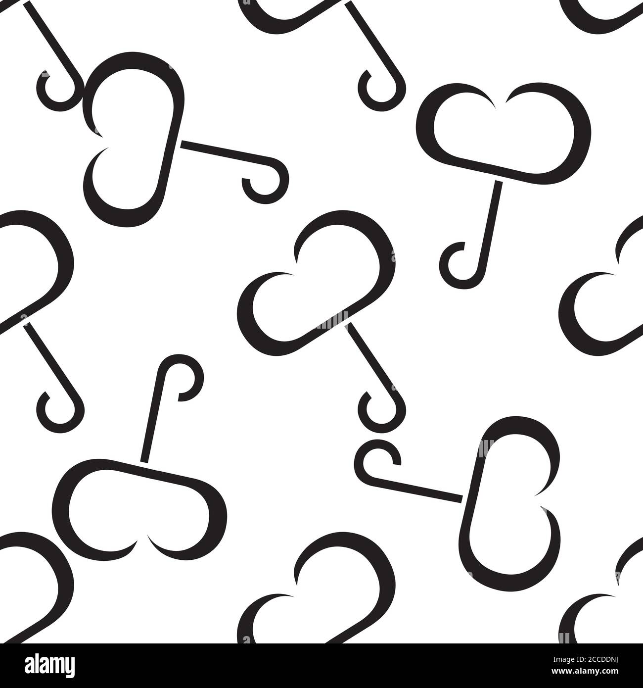 Seamless pattern with black cloud umbrella Stock Vector Image & Art - Alamy