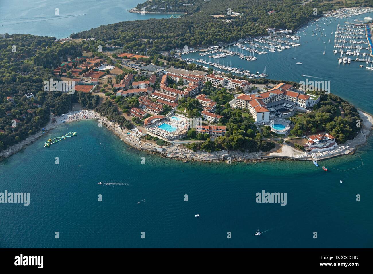 aerial photo, Hotel Park Plaza Histria, Pula, Istria, Croatia Stock Photo -  Alamy