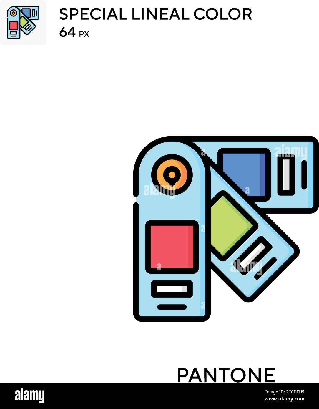 Pantone Special lineal color icon. Illustration symbol design template ...