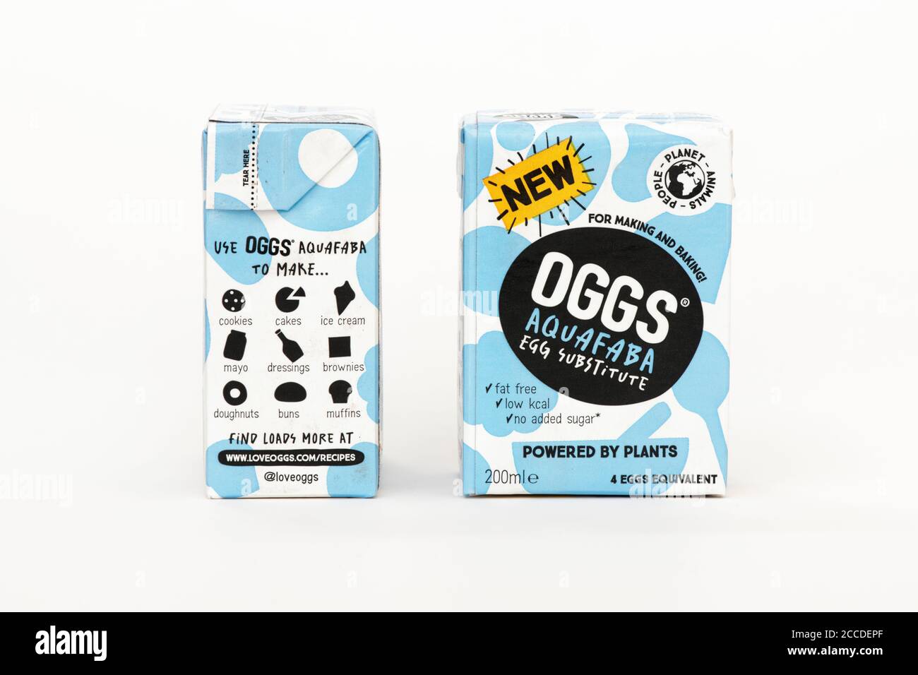 Oggs aquafaba. Vegan, allplant based liquid egg substitute carton