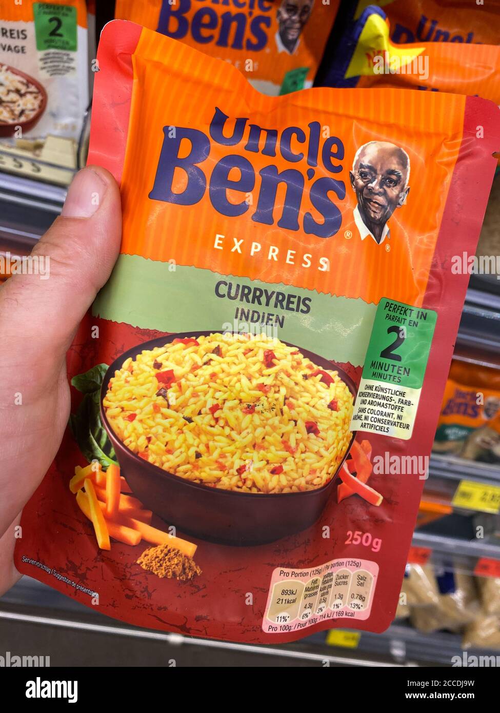 Uncle bens brand hi-res stock photography and images - Alamy